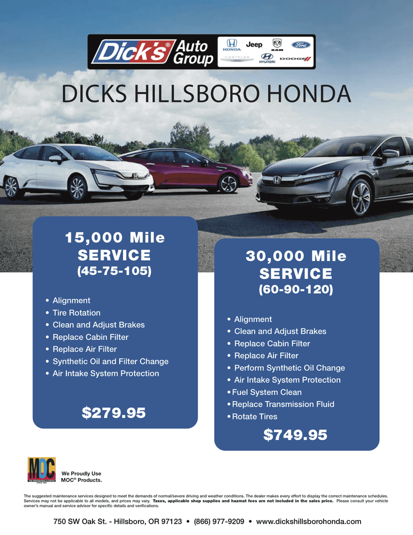 Hoehn Honda Service Coupons 31 - 50dfs8r