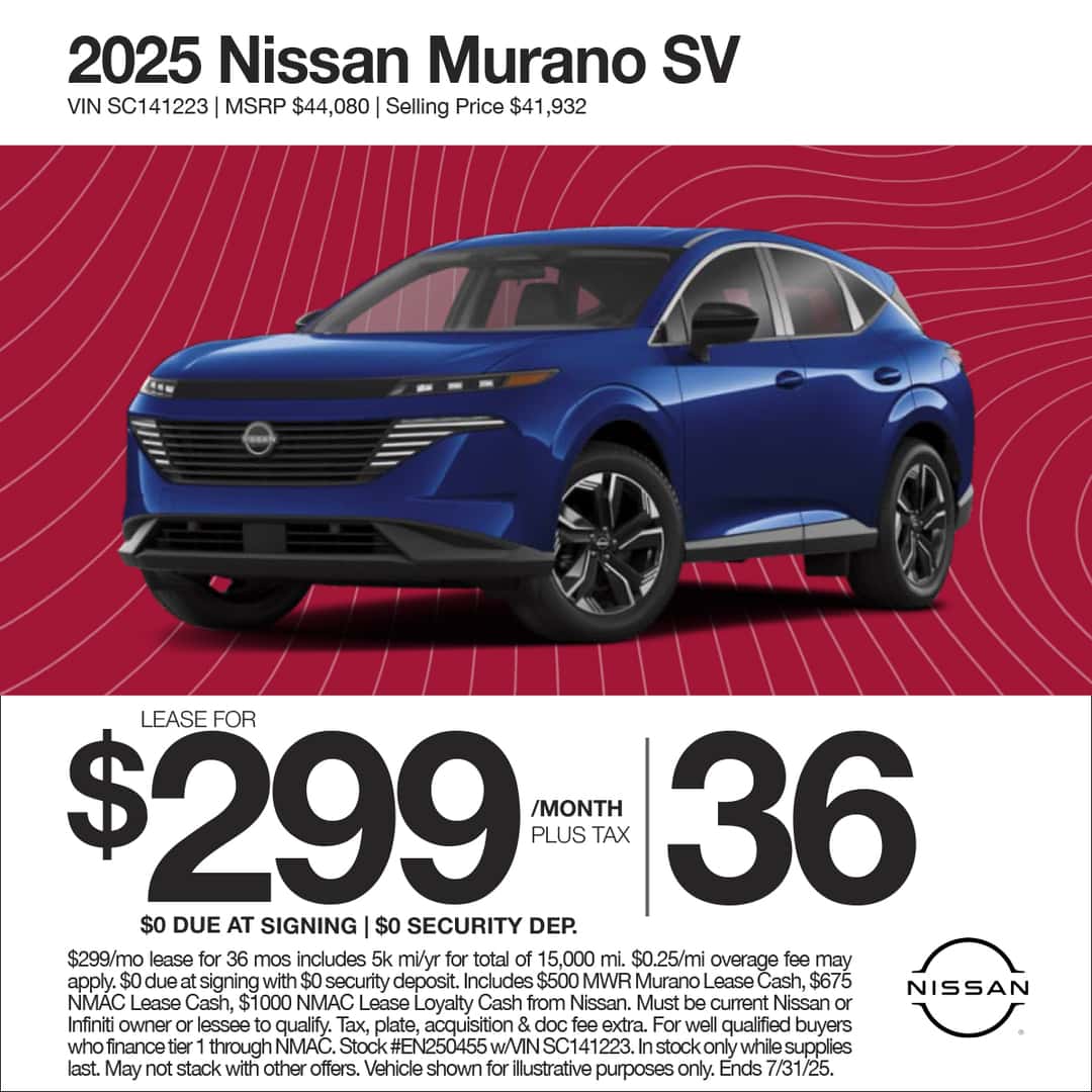 Nissan Monthly Specials