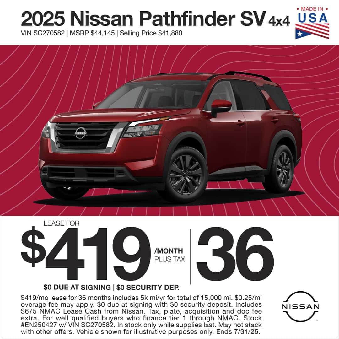 Nissan Monthly Specials