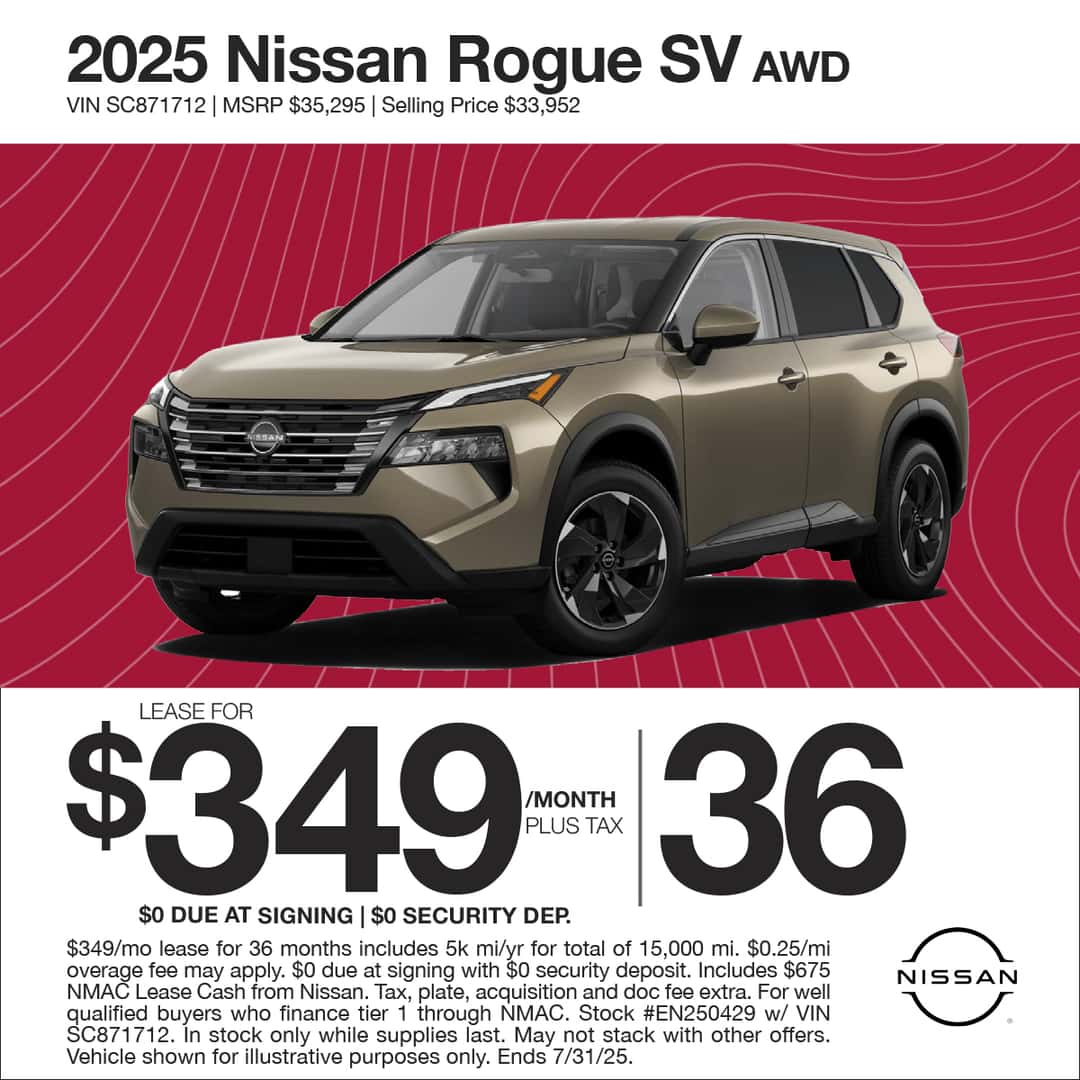 Nissan Monthly Specials