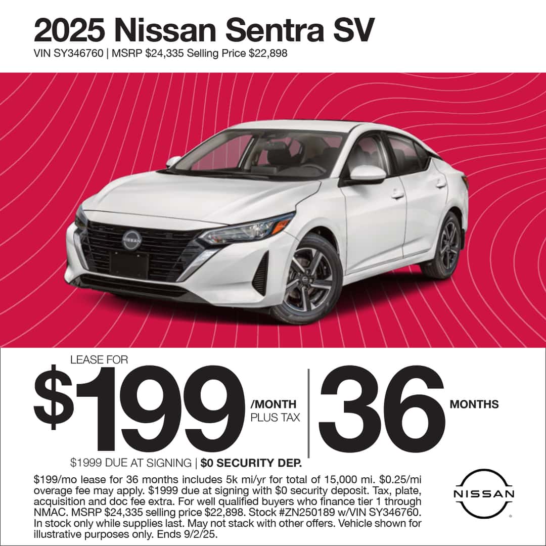 Nissan Monthly Specials
