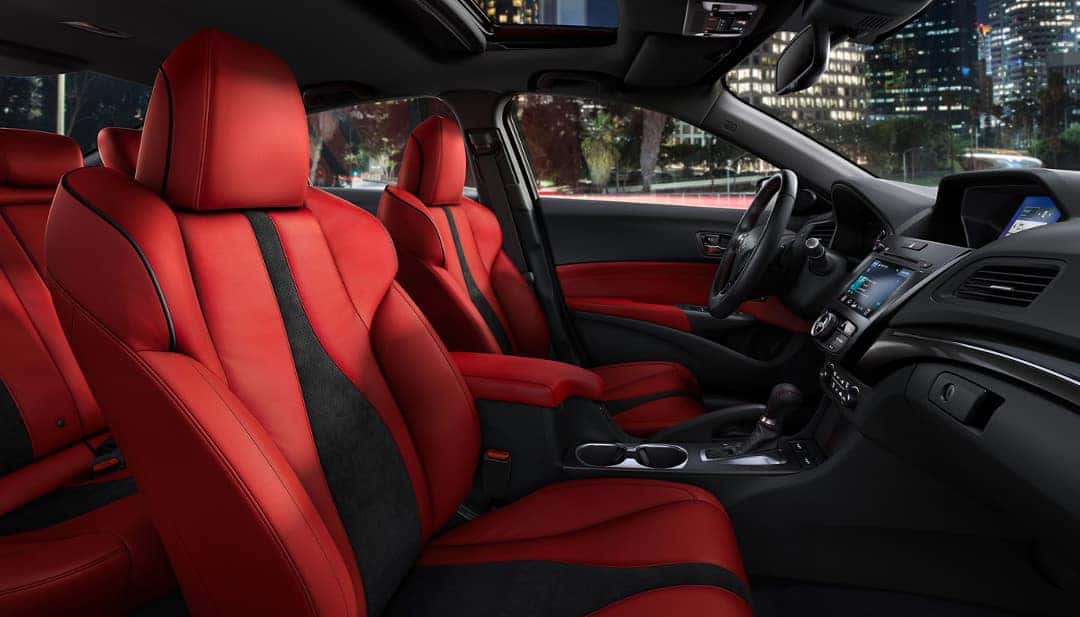 red leather in 2019 Acura ILX