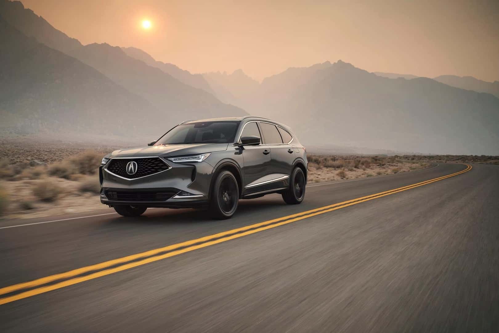 Acura MDX on the road