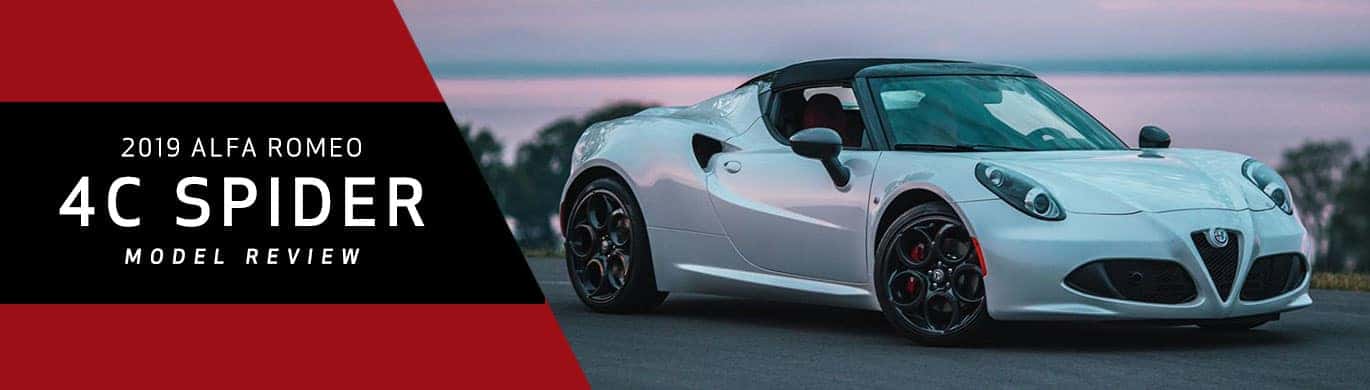 2019 Alfa Romeo 4C Spider Model Overview at Alfa Romeo Akron