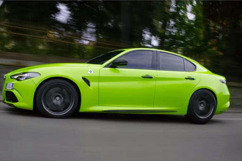 2020 Alfa Romeo Giulia Quadrifoglio Lime Green - All Kind of Wallpapers