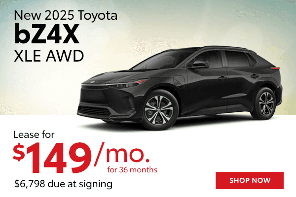 New 2025 Toyota bZ4X XLE AWD