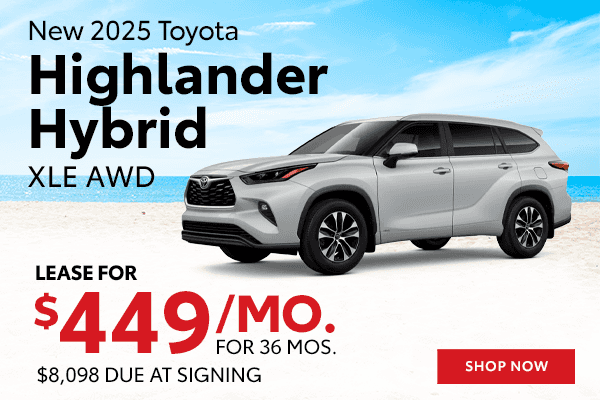 New 2025 Toyota Highlander Hybrid XLE AWD