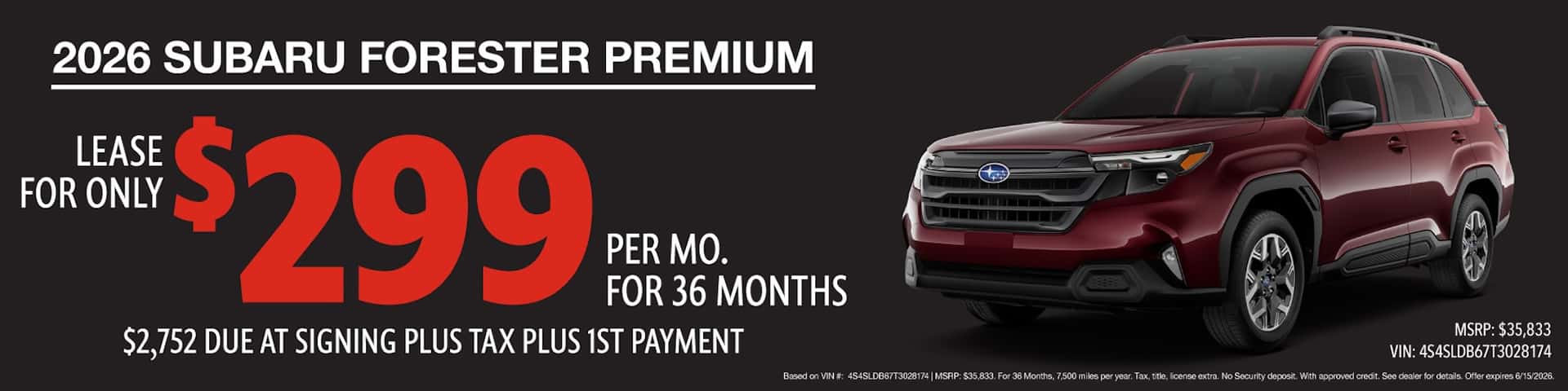 forester offer