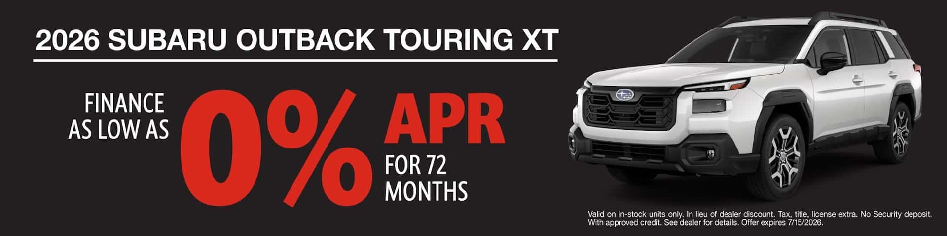 touring offer