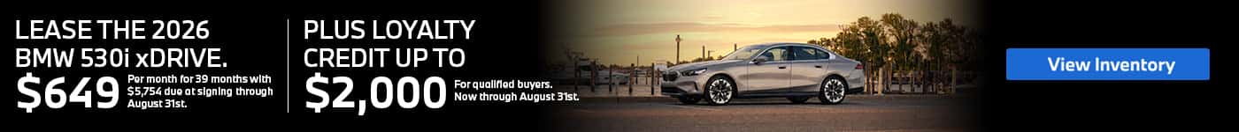 5 Series Lease Offer