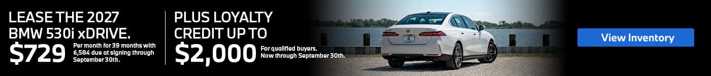 5 Series Lease Offer