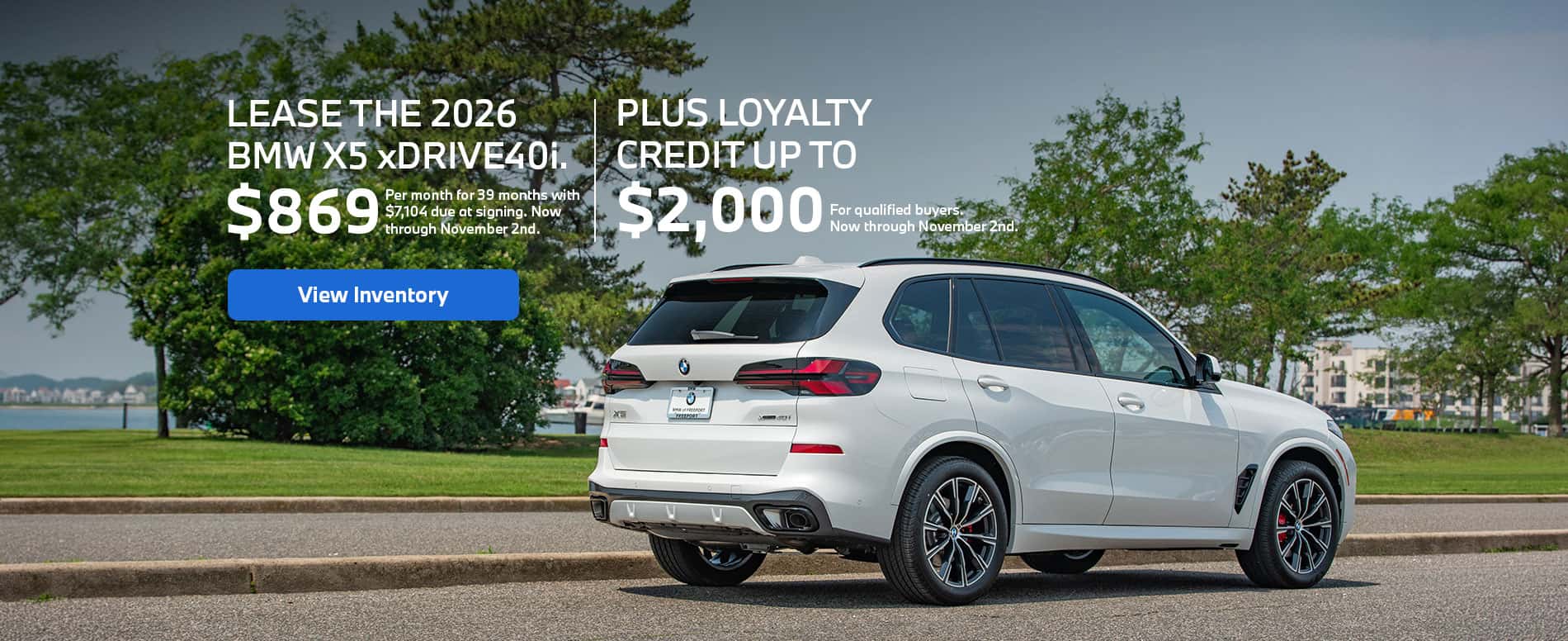 X5 Lease Offer