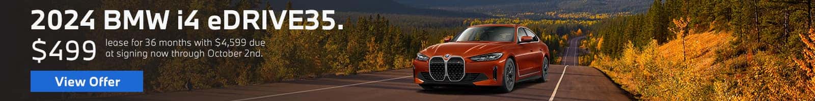 IF BMW i4 eDRIVE35 Banner