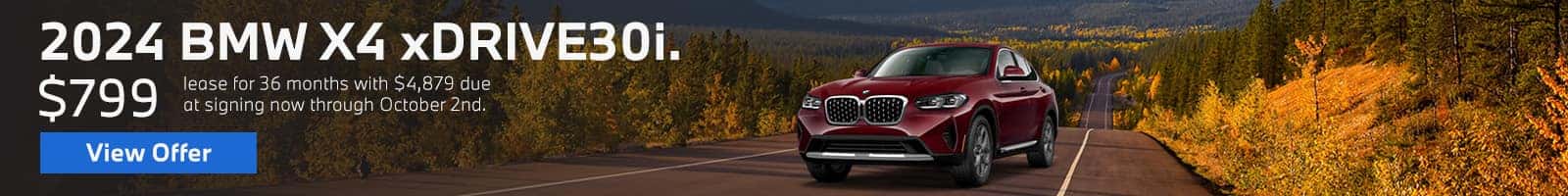 IF X4 xDRIVE30i Banner