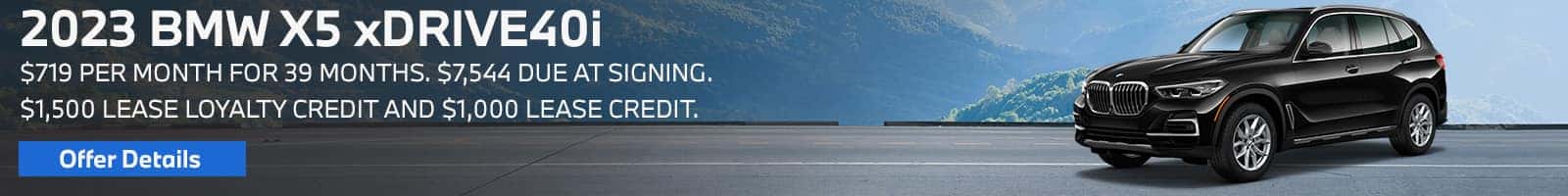 X5 Lease Offer Banner