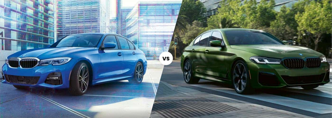 2021 bmw 3 series vs. 2021 bmw 5 series