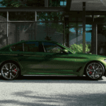 2021 bmw 530e green exterior