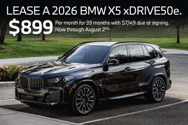  2026 BMW X5 xDrive50e.