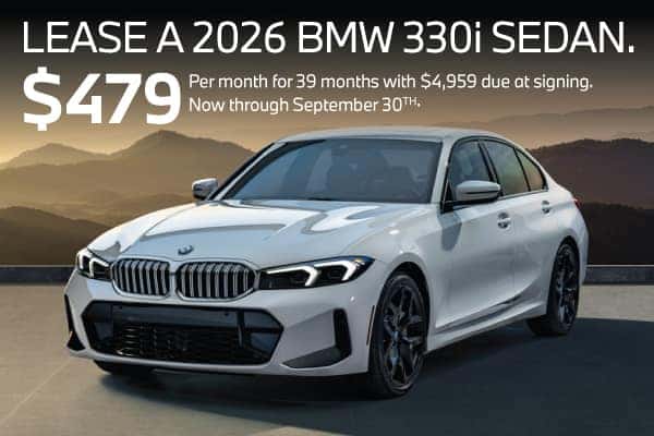 2026 BMW 330i Sedan.