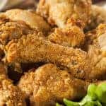 Homemade Southern Fried Chicken with Biscuits and Mashed Potatoes
