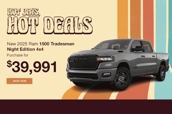 New 2025 Ram 1500 Tradesman Night Edition 4x4