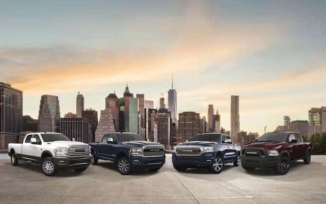vehicles sitting on car lot