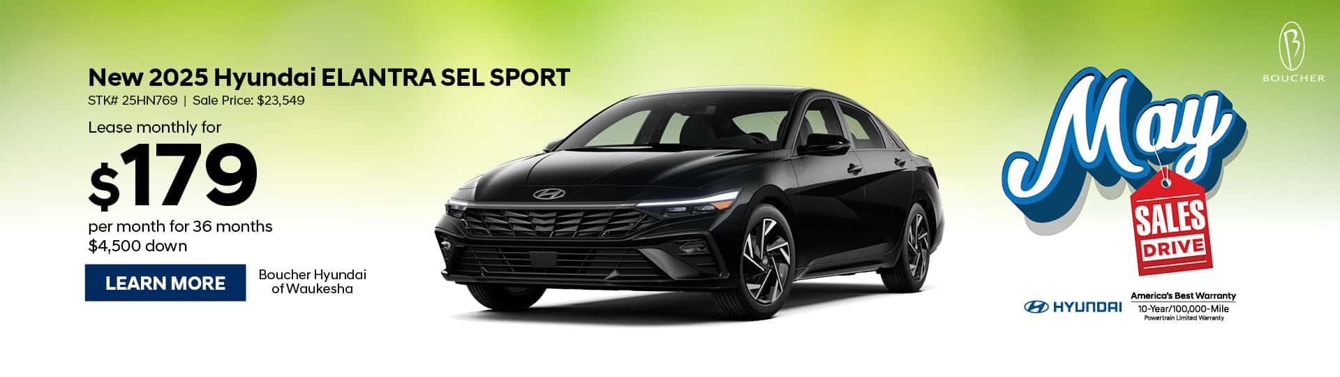 May 25 - 2025 Hyundai Elantra SEL Sport in Waukesha, WI