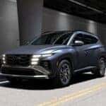 Front exterior view of the 2026 Hyundai Tucson for sale in Waukesha, WI
