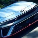 Front exterior view of a used 2024 Hyundai Elantra N for sale in Waukesha, WI