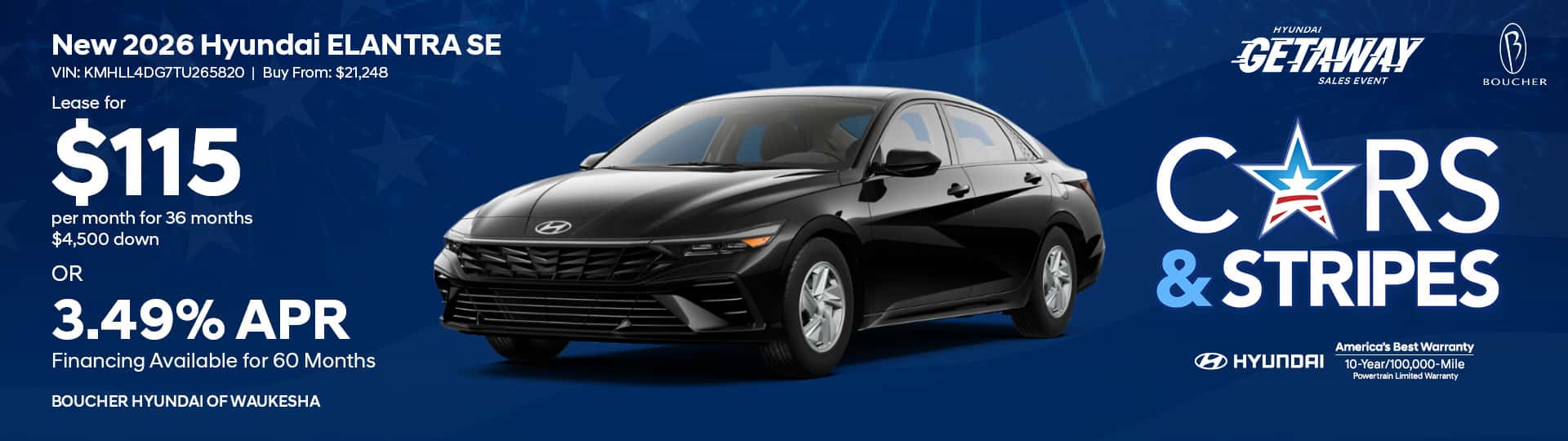 Save on a New 2026 Hyundai Elantra SE