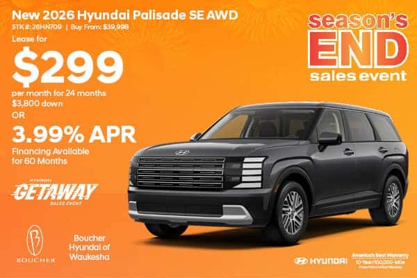 Save on a New 2026 Hyundai Palisade SE AWD