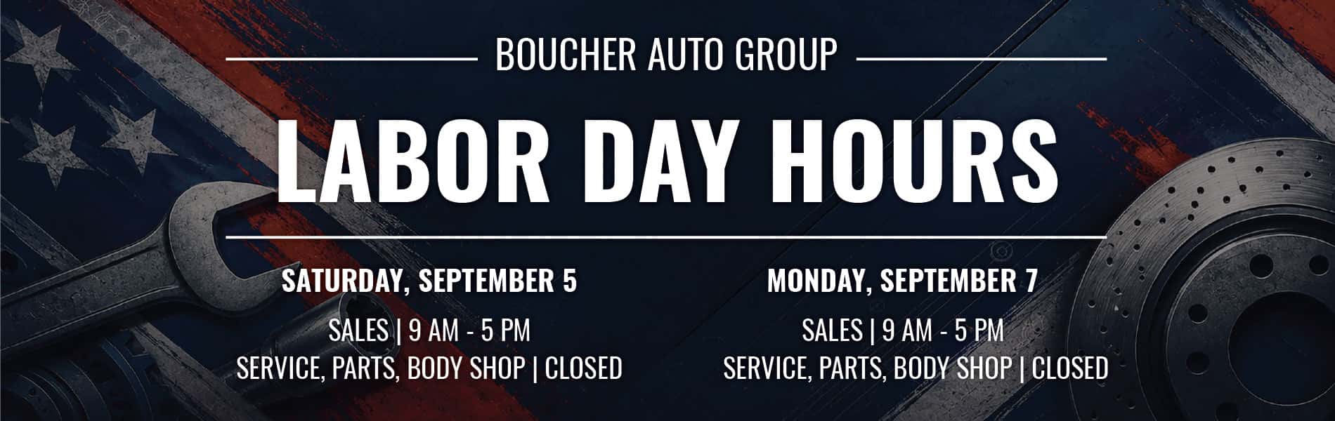 Labor Day Hours