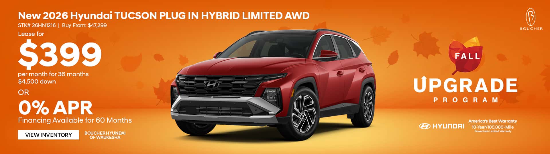 Save on the New 2026 Hyundai Tucson Plug In Hybrid Limited AWD