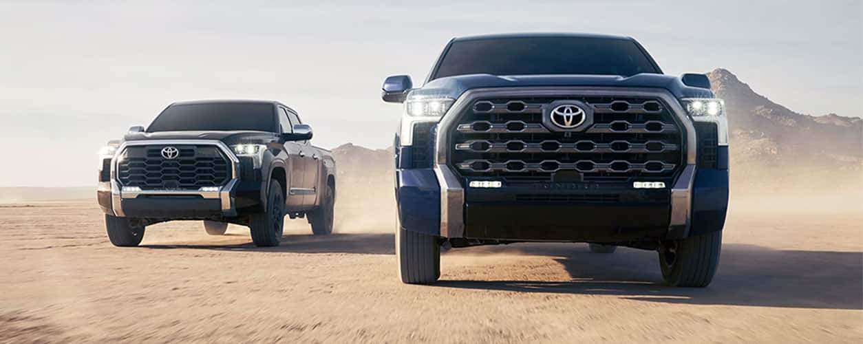 2025 toyota tundra driving in the sand
