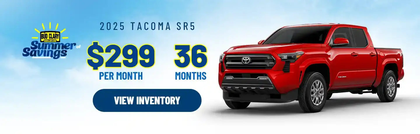 Bud-Clary_Toyota_Summer-Savings_1440x461_Tac-SR5