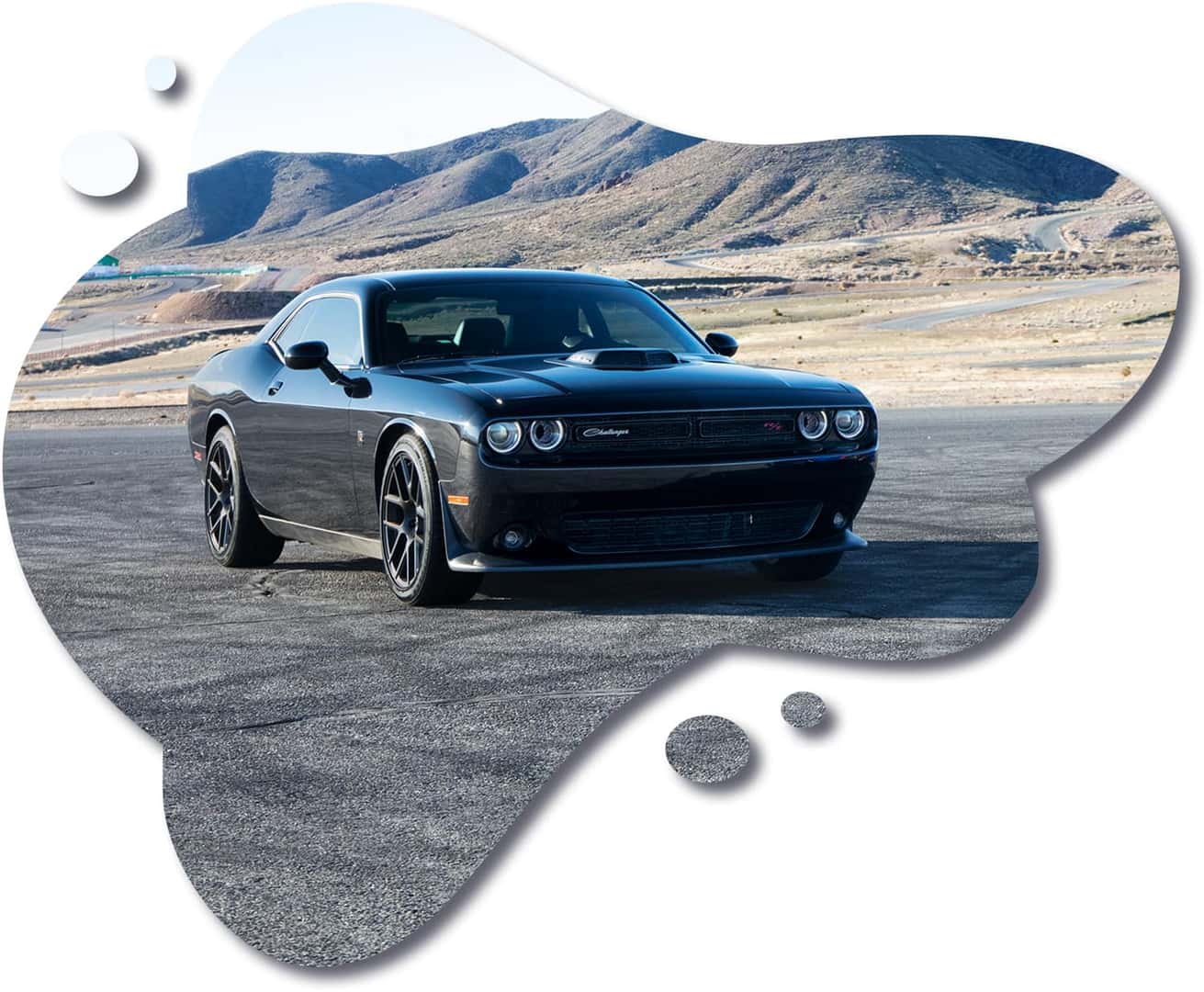Pre-Order Your Perfect Vehicle at Carolina Chrysler | 2021 Dodge Challenger parked at the track