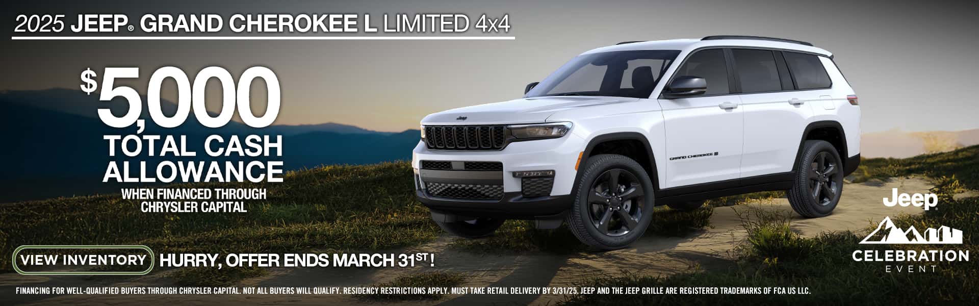 Grand Cherokee offer
