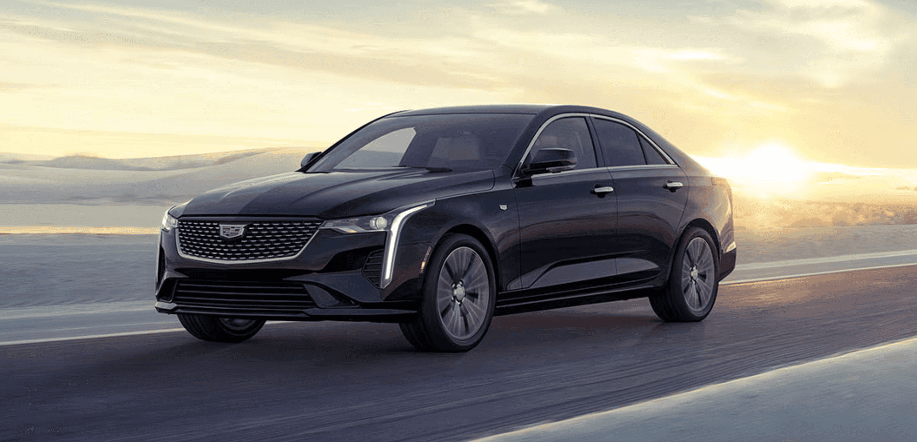 2026 Cadillac CT4 For Sale in Austin driving on road