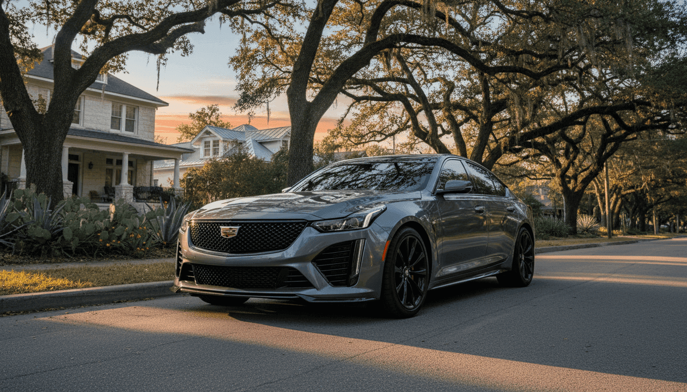 2026 Cadillac CT5-V Blackwing front view in Austin