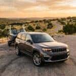 2026 Jeep Grand Cherokee towing a boat to lake travis austin tx
