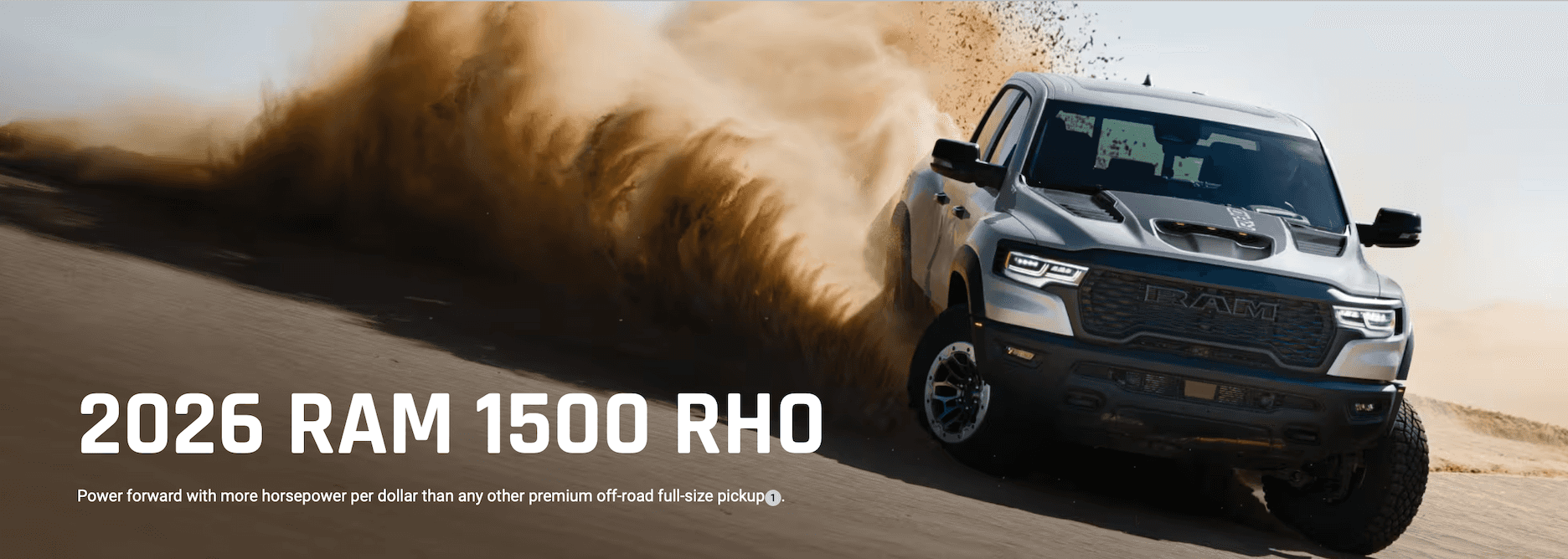 CUSTOM ORDER YOUR NEW 2026 RAM 1500 RHO