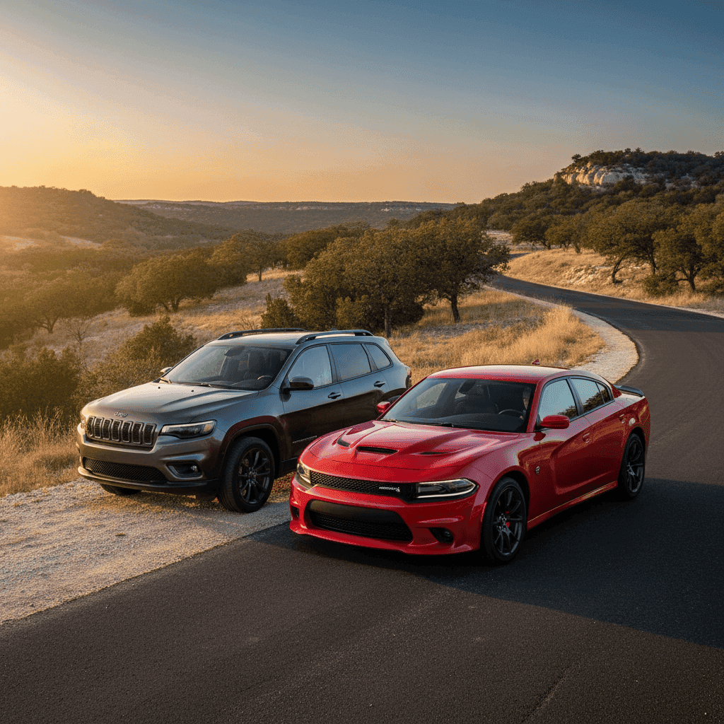 dodge charger and jeep grand cherokee austin.