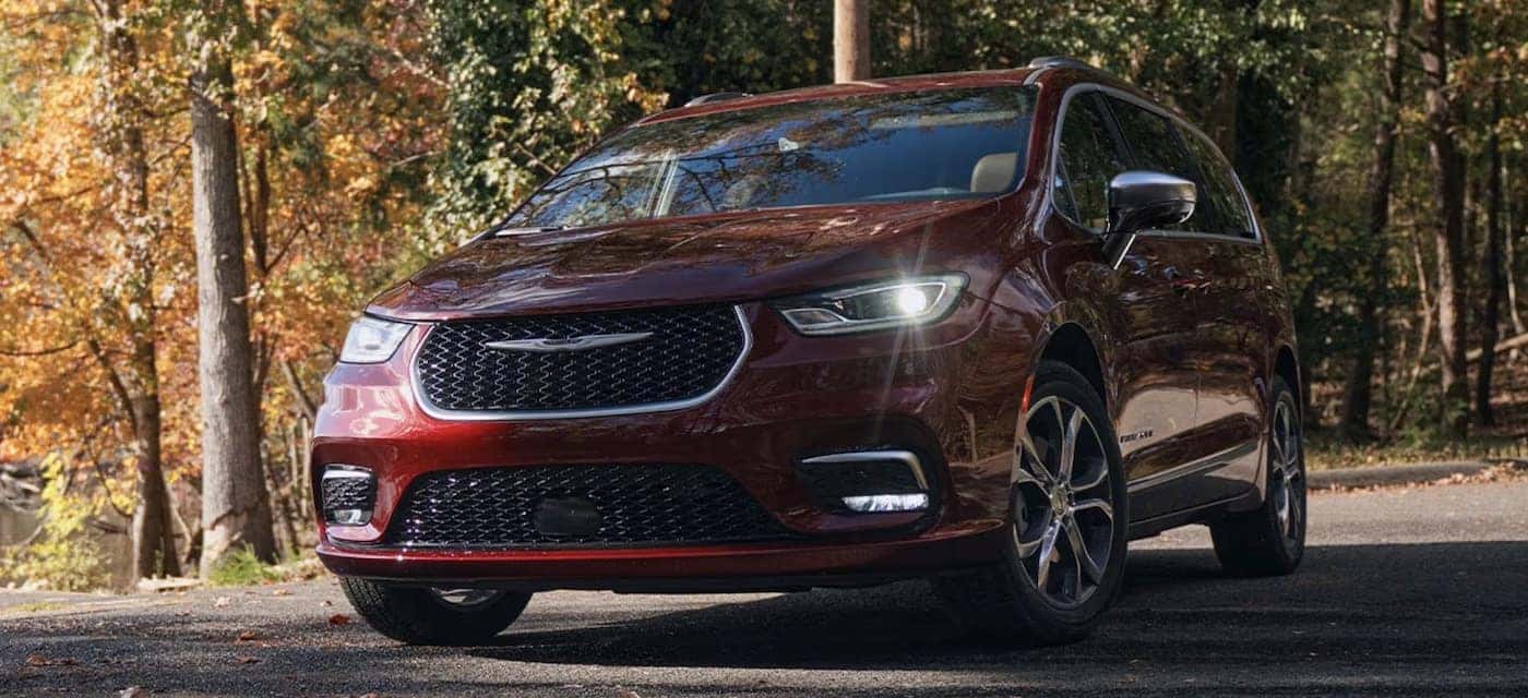 2026 Chrysler Pacifica driving on Austin tx road