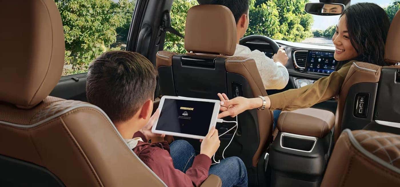 2026 Chrysler Pacifica driving on Austin tx road