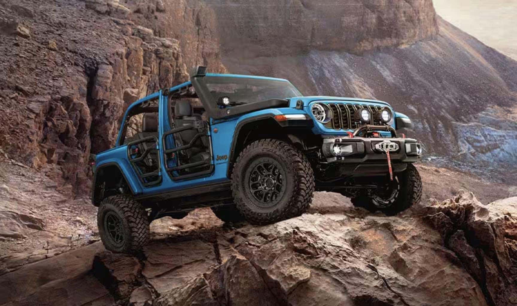 2026 Jeep Wrangler interior and Uconnect 5 display near Austin