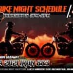 DWHD Bike Night Schedule