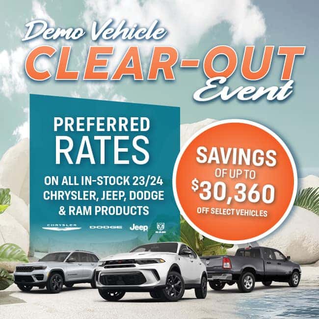 Demo Vehicle Clear-Out Event