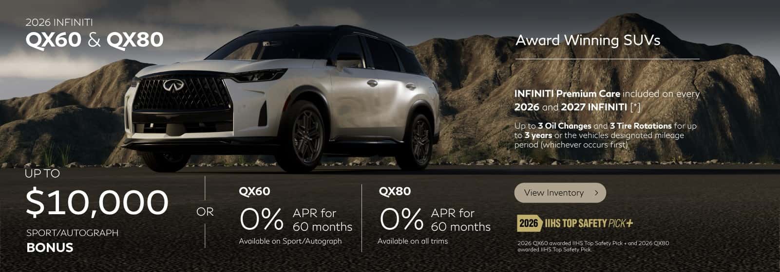 SD 2026 QX60 and QX80 June