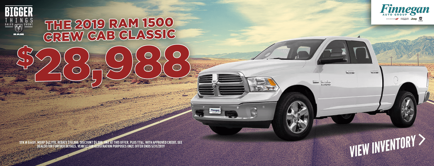 Finnegan Chrysler Jeep Dodge Ram CDJR Dealer in Rosenberg, TX