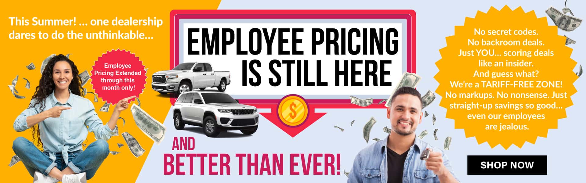 employee pricing